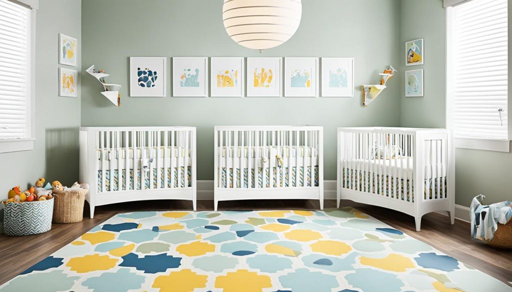 nursery flooring for twins