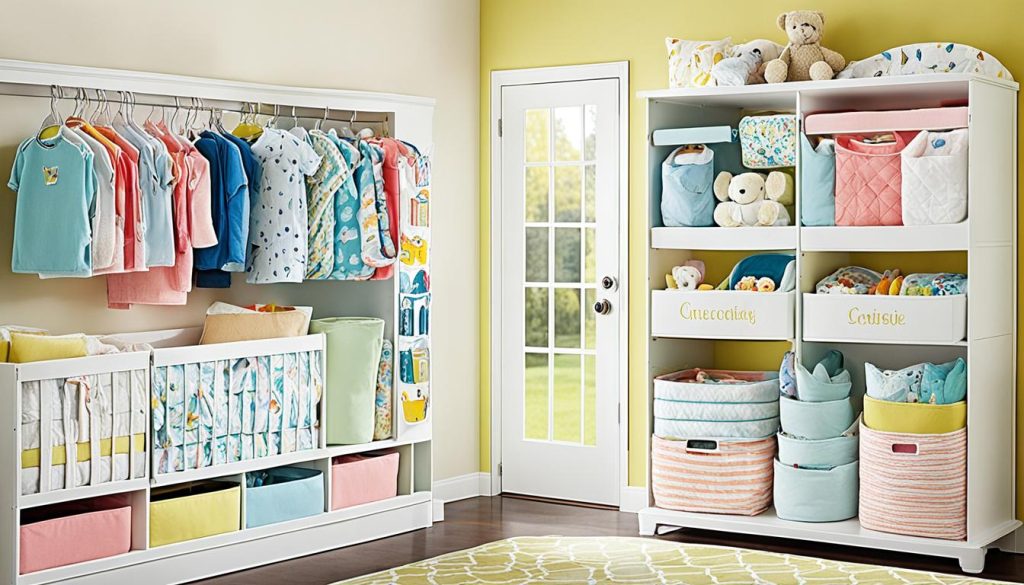 nursery organization vertical storage