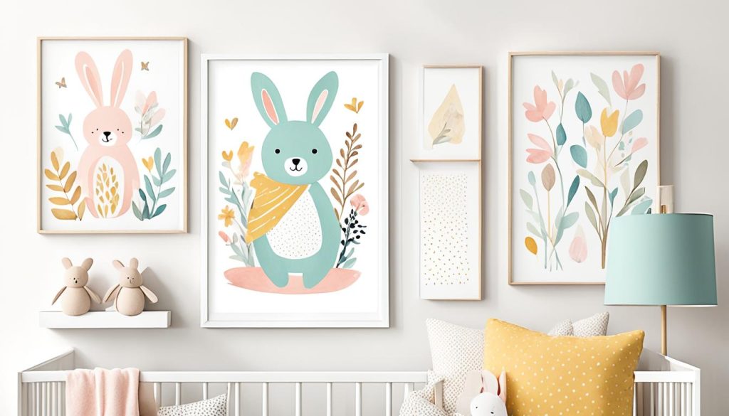 nursery themed wall art