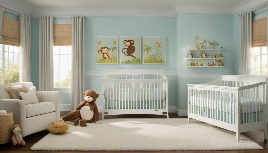 personalizing twin nursery