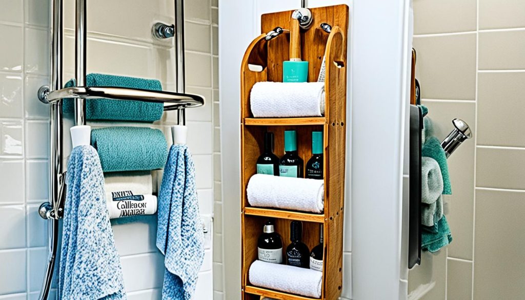 repurposed storage ideas for bathroom