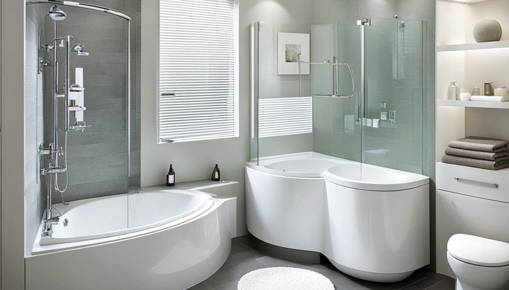 space-saving bathroom fixtures