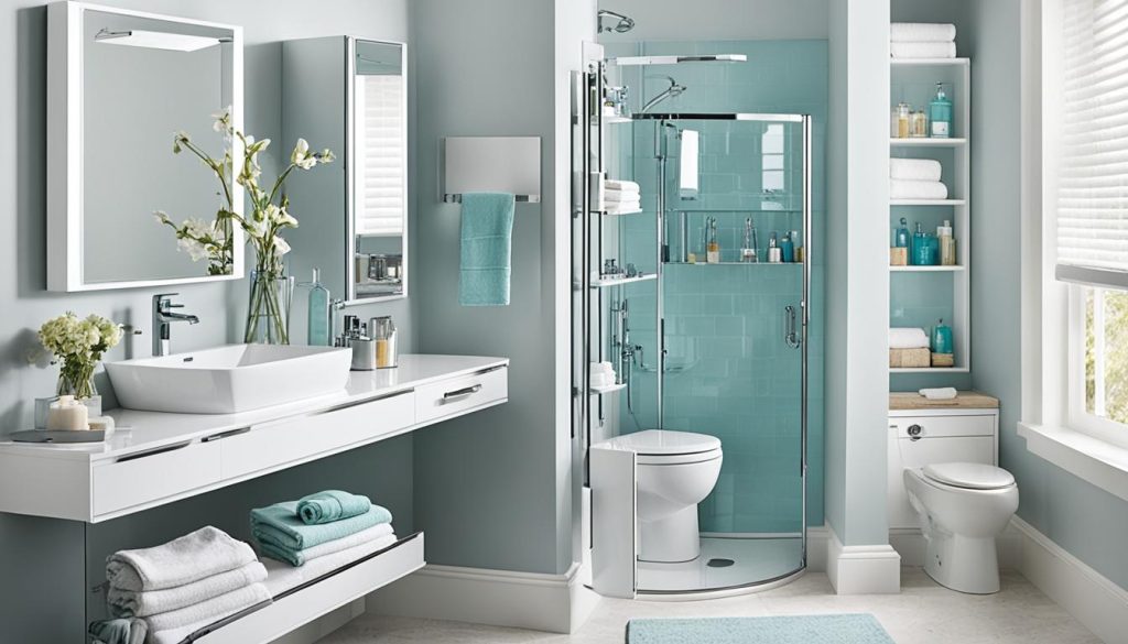 space-saving bathroom furniture