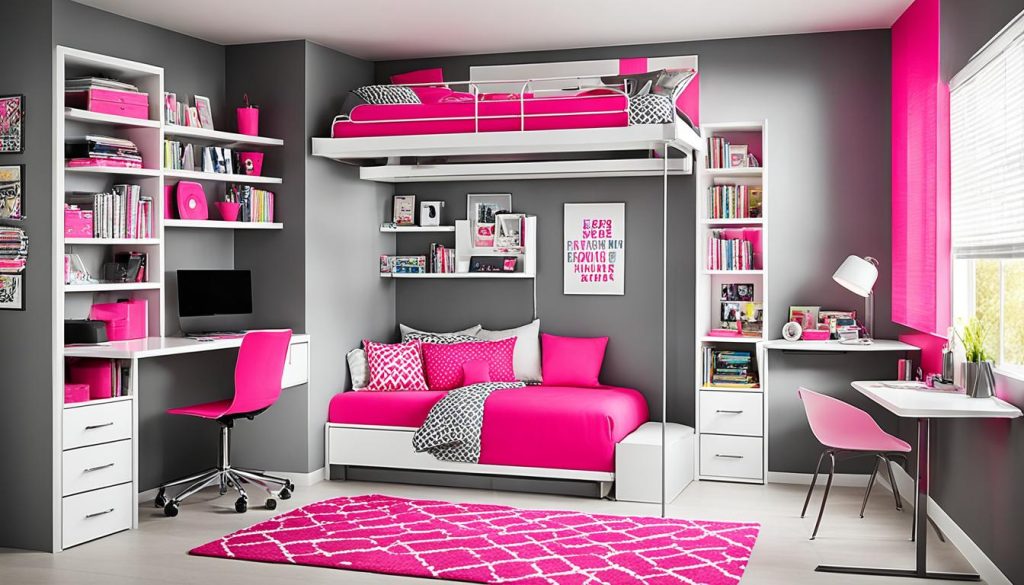 space-saving furniture for teen bedroom