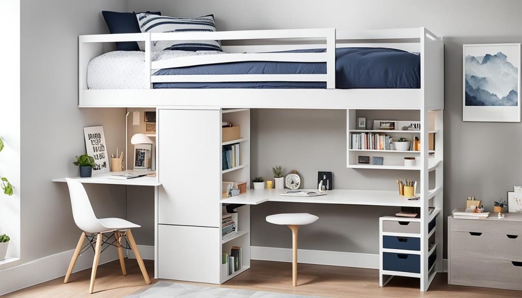 space-saving loft beds