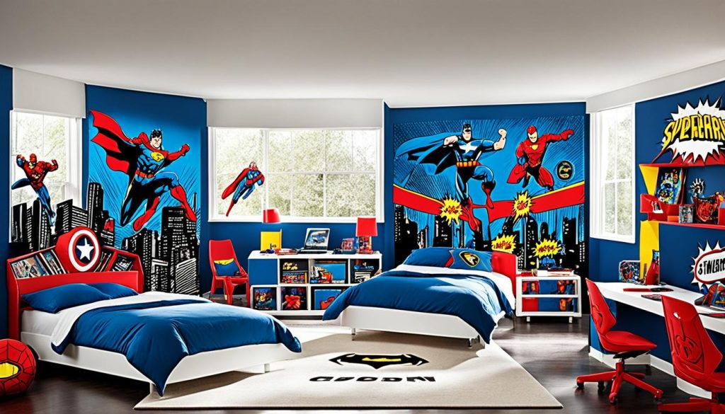 superhero sanctuary bedroom design