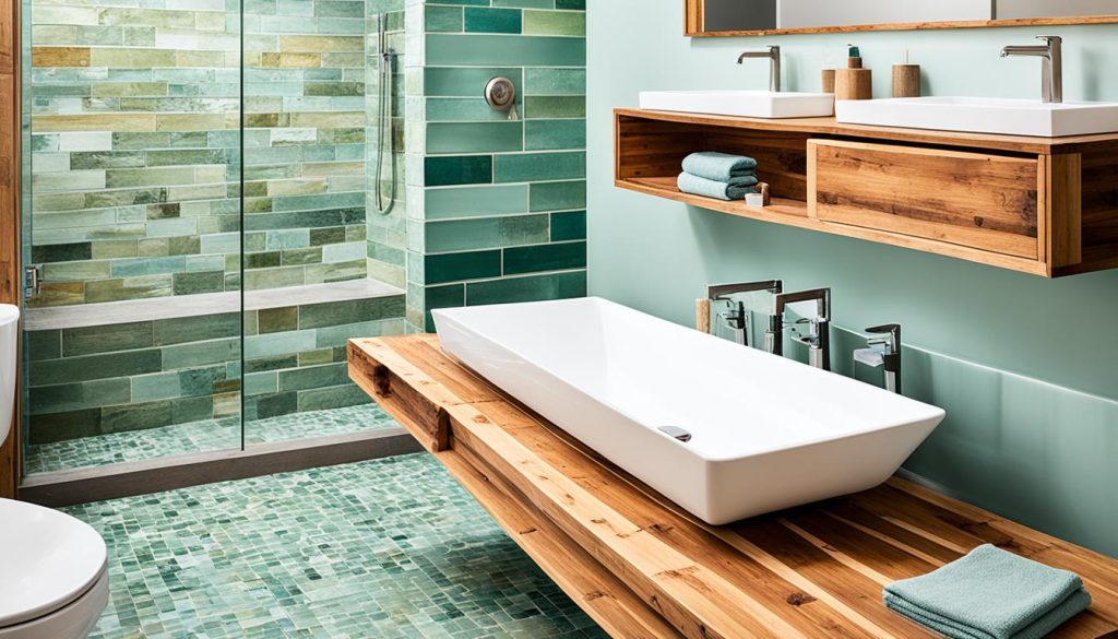 sustainable bathroom materials