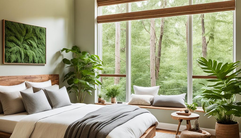 sustainable decor in bedroom