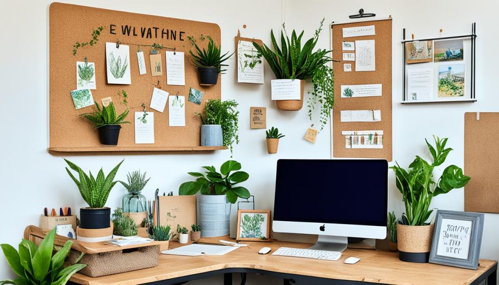 sustainable office decor