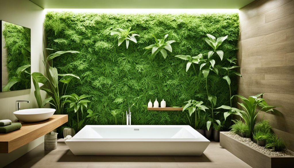 sustainable wall materials for bathroom