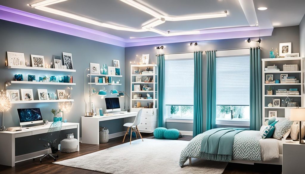 teen bedroom lighting ideas