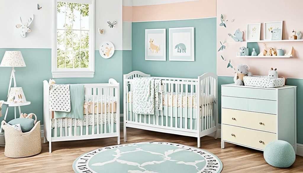 themed nursery color schemes