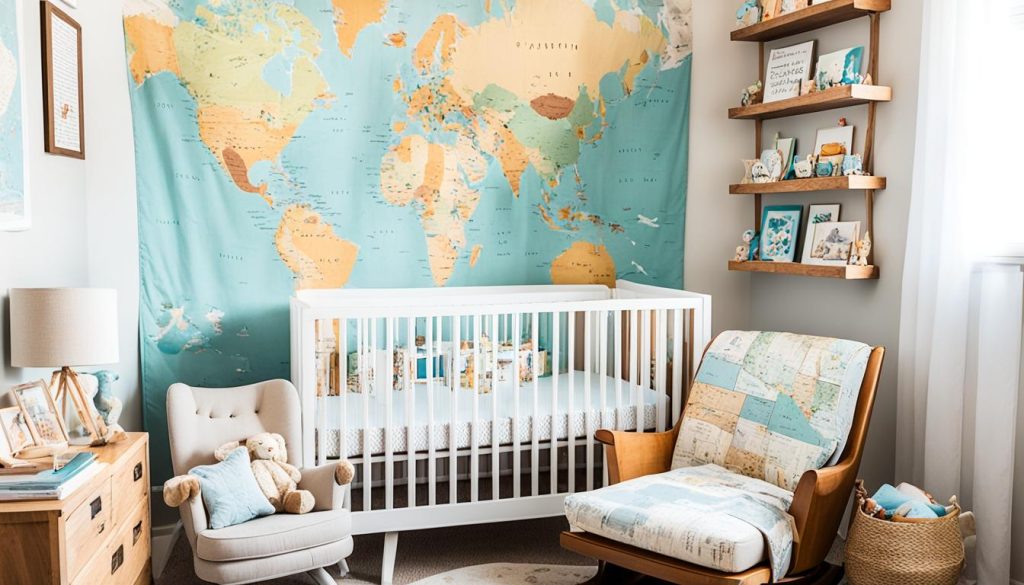 travel-themed baby nursery decor ideas