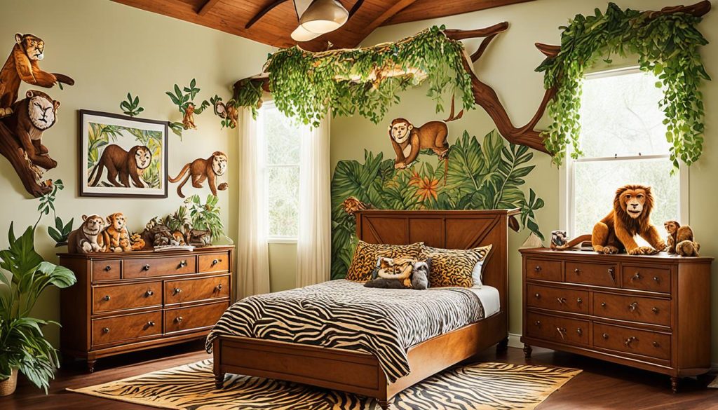 Animal-themed bedroom for boys