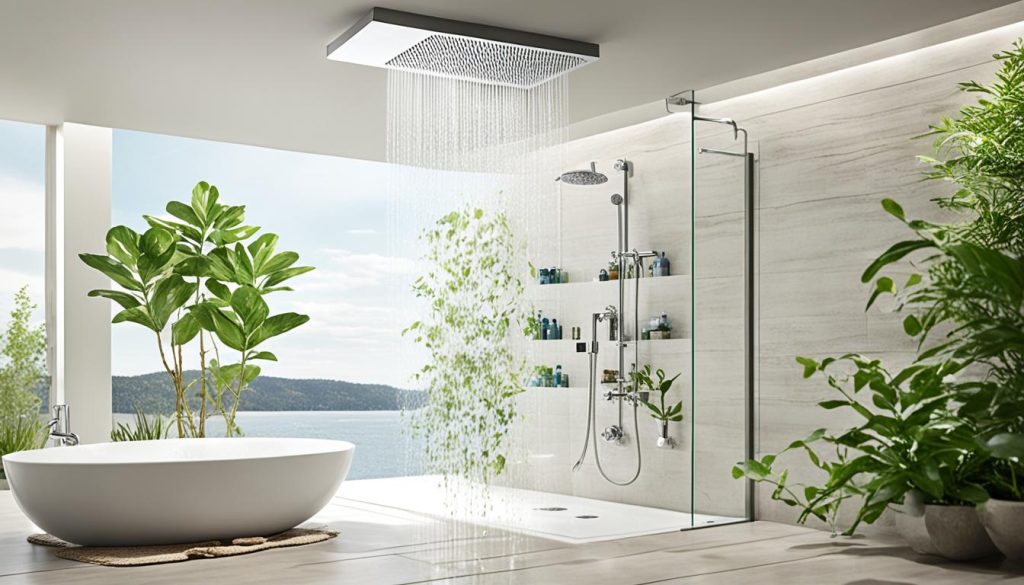 Biophilic shower concepts