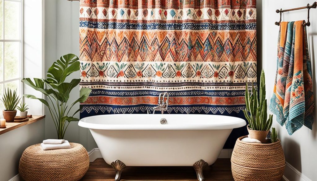 Bohemian bathroom accessories