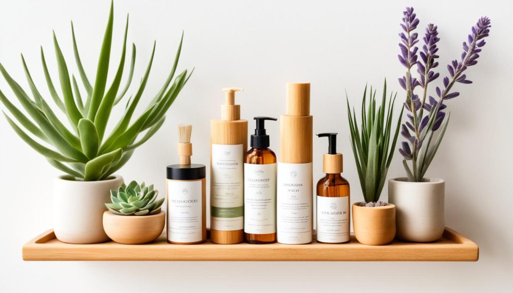 Botanical bath accessories