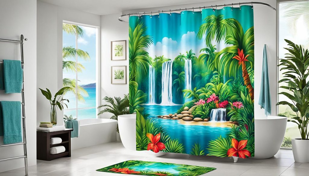 Bright and breezy shower curtain ideas