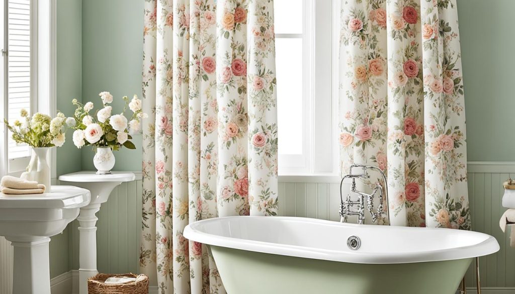 Classic and charming shower curtains