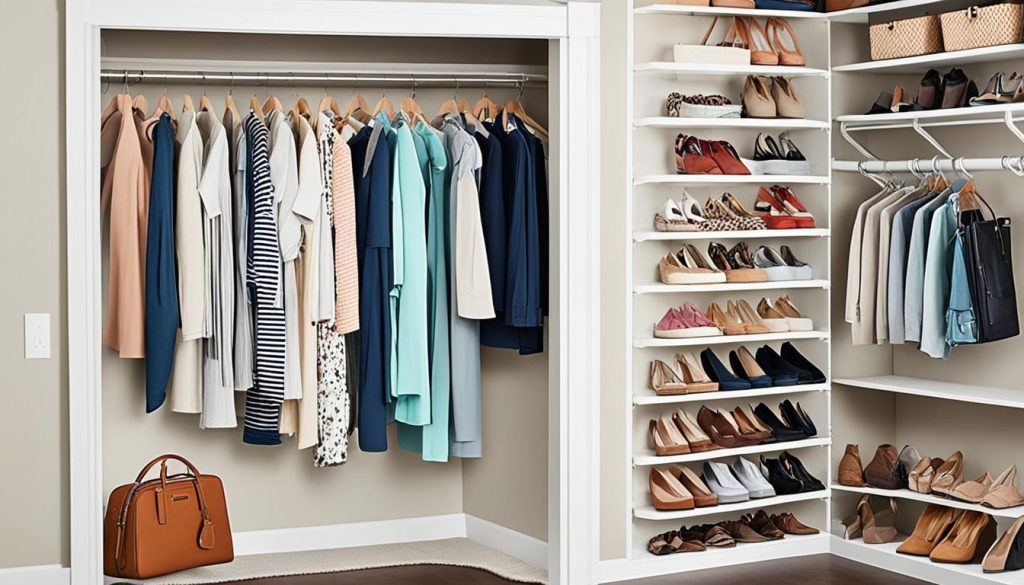 Closet organization hacks