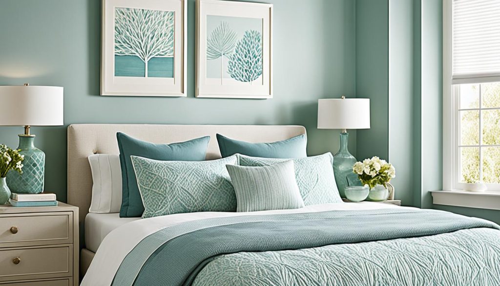 Color schemes for petite primary bedrooms