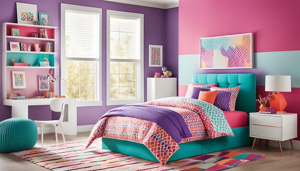 Colorful girls' bedroom inspiration