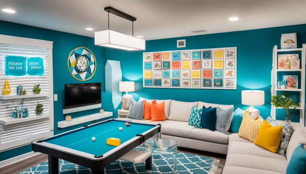 DIY game room decorating ideas