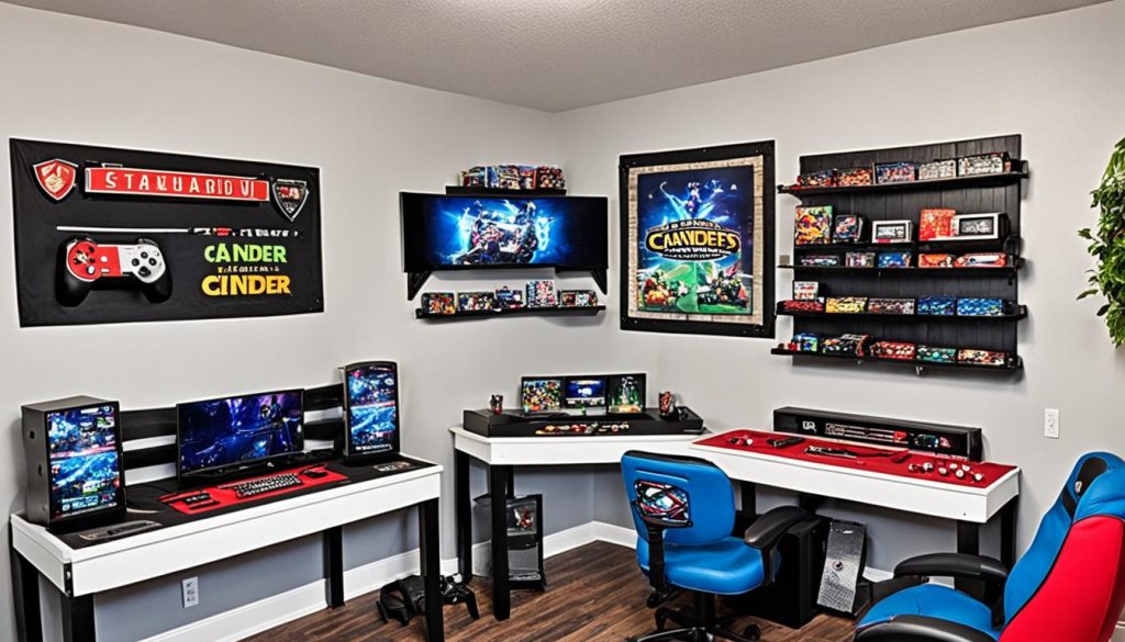 DIY gaming stations for a budget-friendly game room