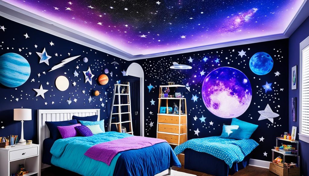 DIY space crafts for galactic bedroom