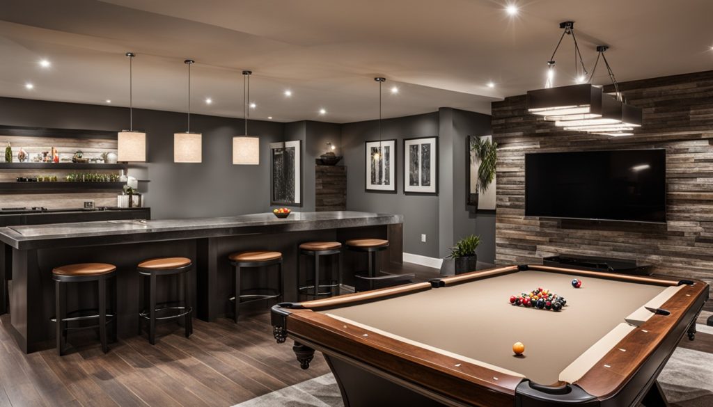 Durable flooring options for basement game room