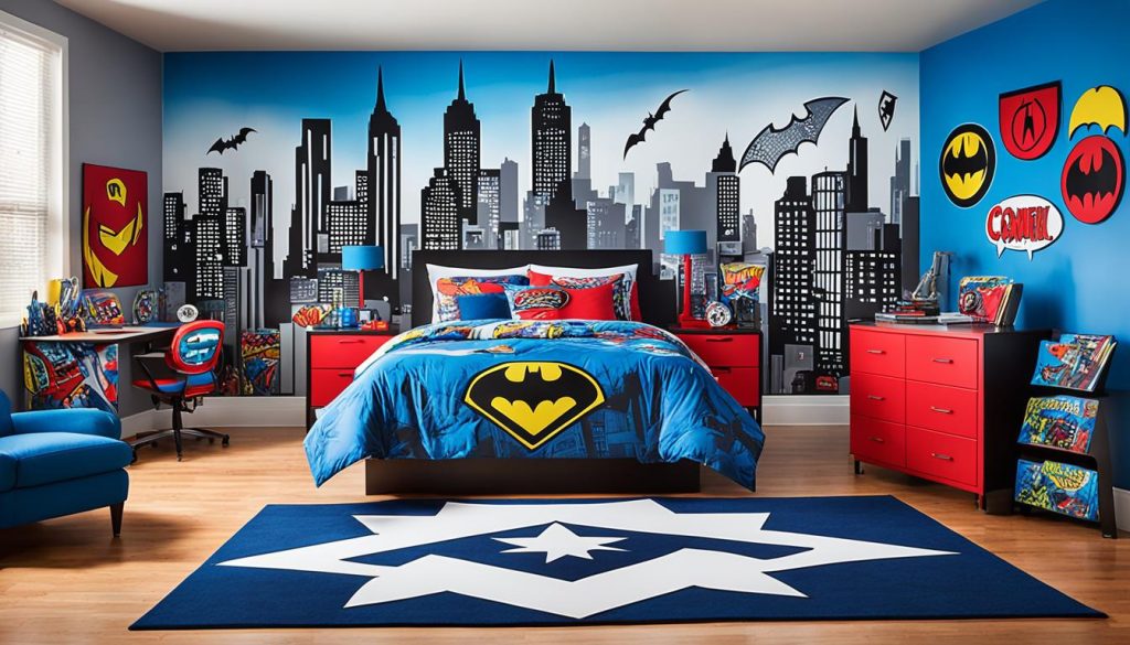 Dynamic bedroom furniture inspired by superheroes