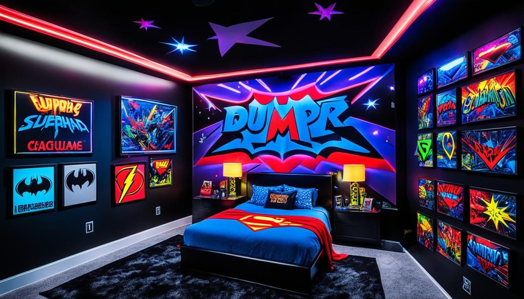 Dynamic lighting solutions for superhero bedrooms