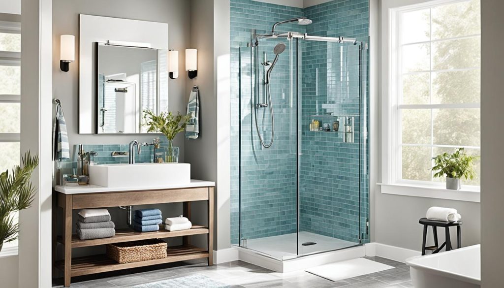 Easy-to-clean shower stalls