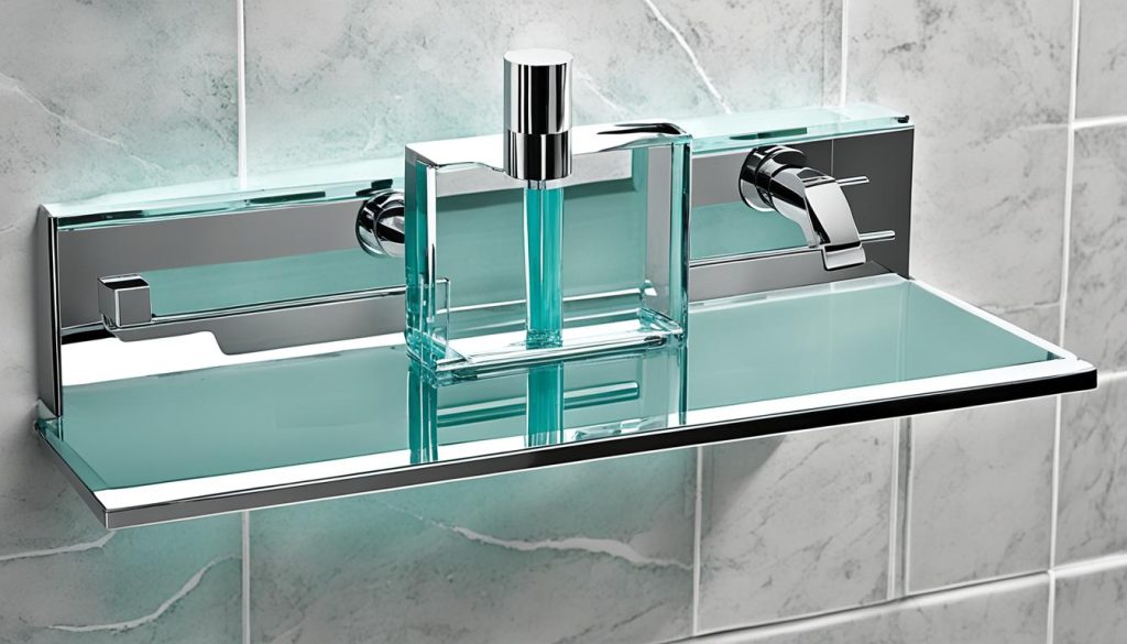 Elegant shower storage solutions