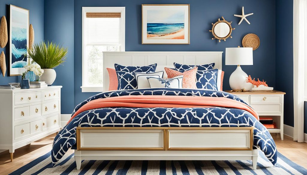 Functional marine-inspired bedroom