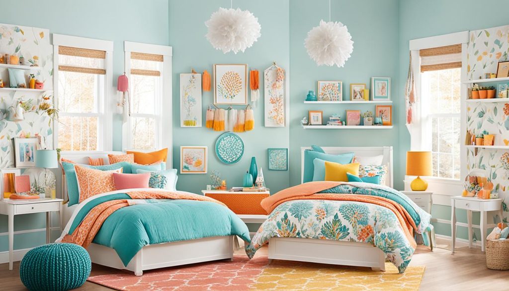 Girl's room makeovers with versatile elements