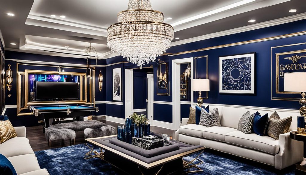 Glamorous game room designs