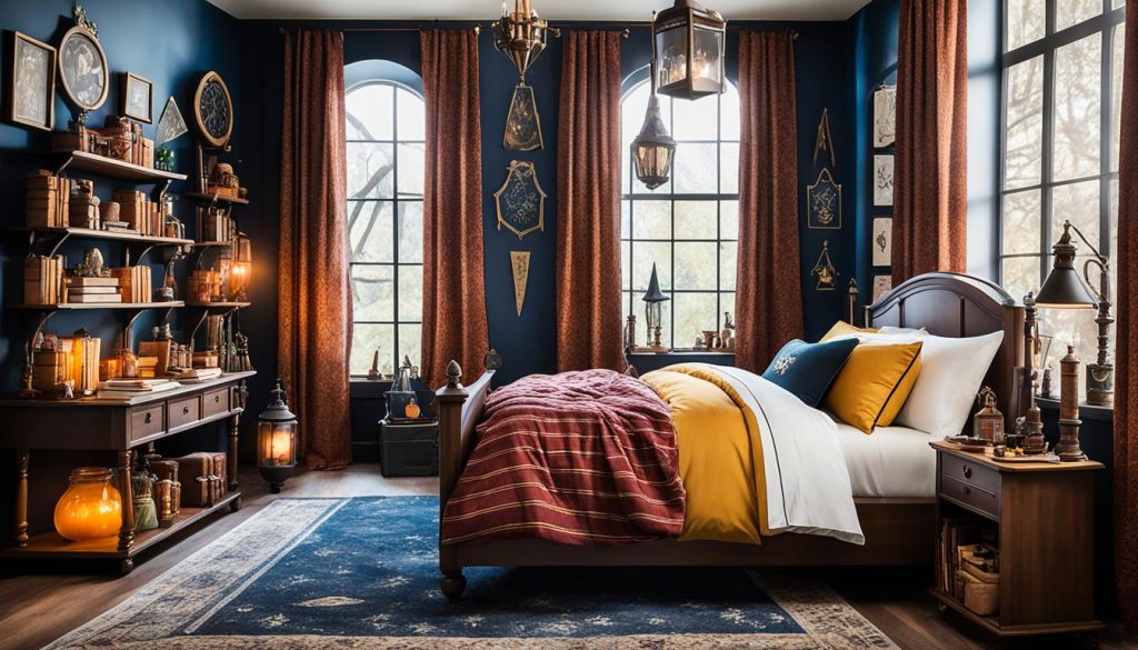 Harry Potter inspired bedroom decor