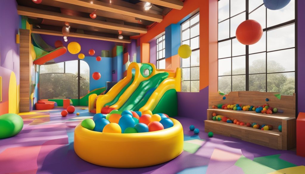 Indoor play area for children