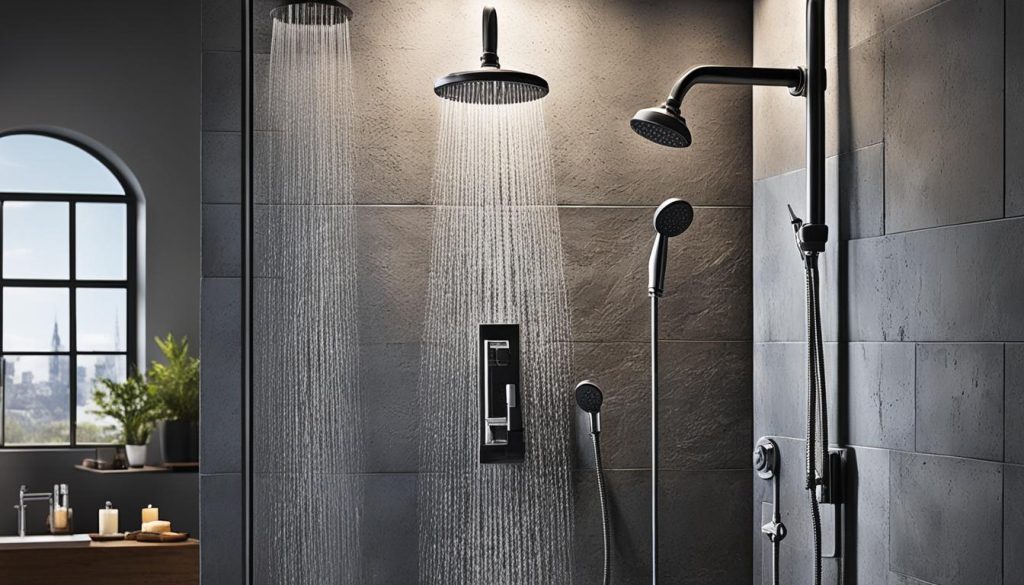 Industrial shower styles