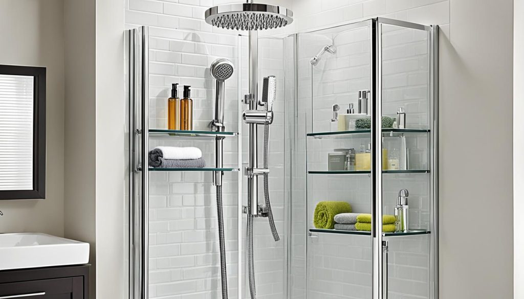 Innovative shower storage solutions