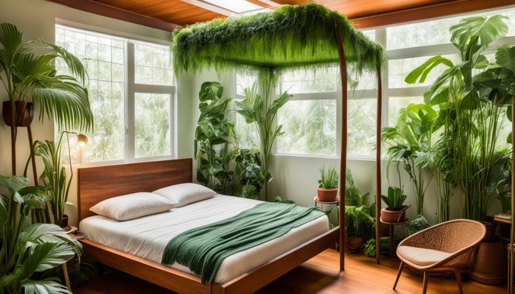 Jungle-themed bedroom furniture