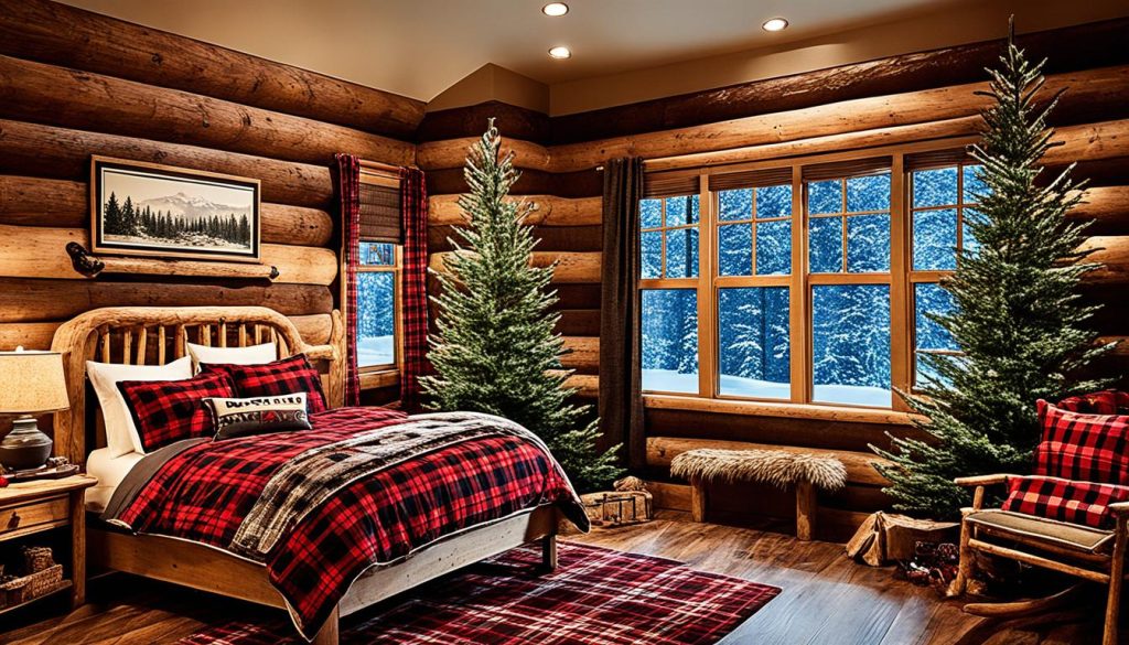 Lumberjack-inspired bedroom for boys