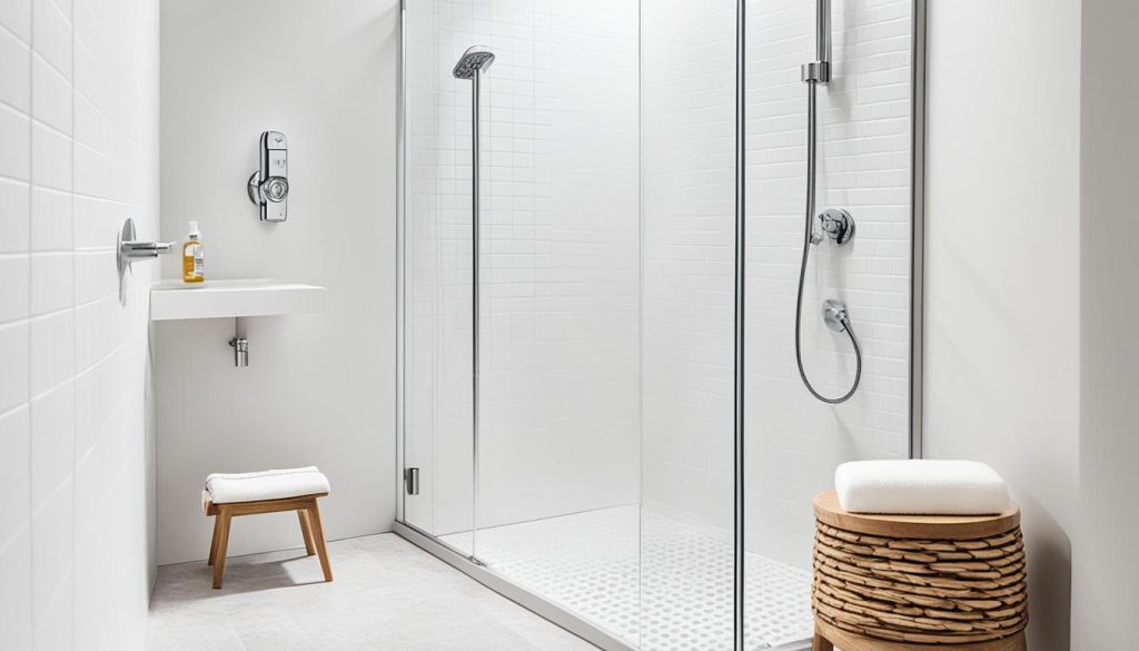 Minimalist cleaning routines for easy-clean shower designs