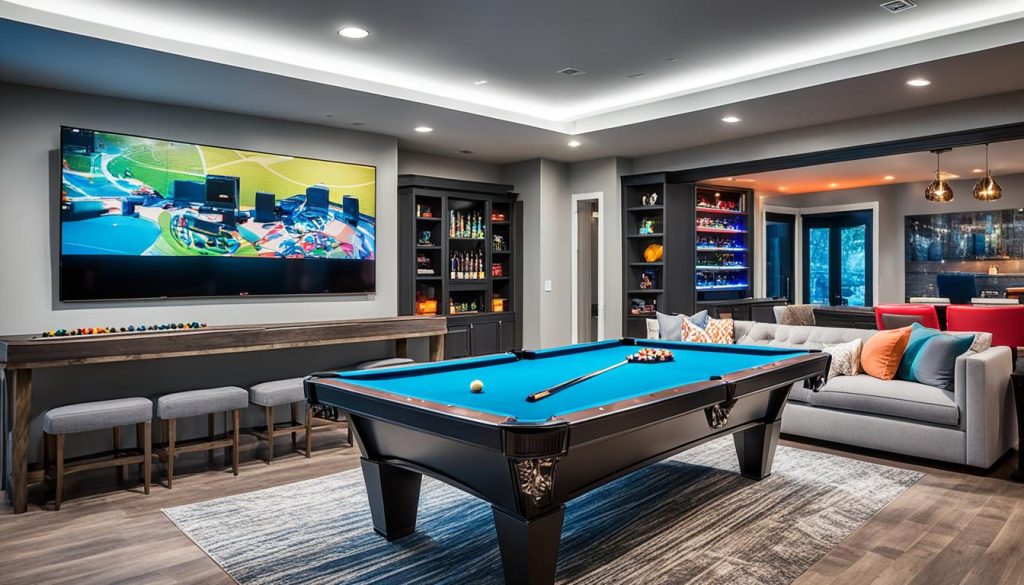 Multi-purpose game room design