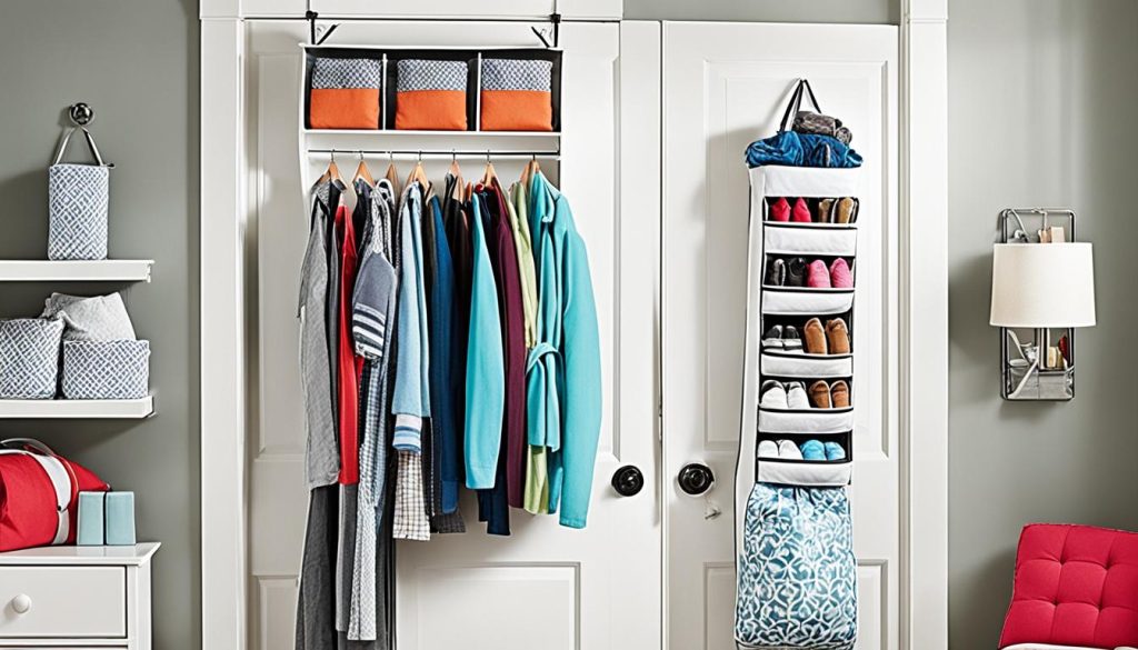 Over-door storage solutions