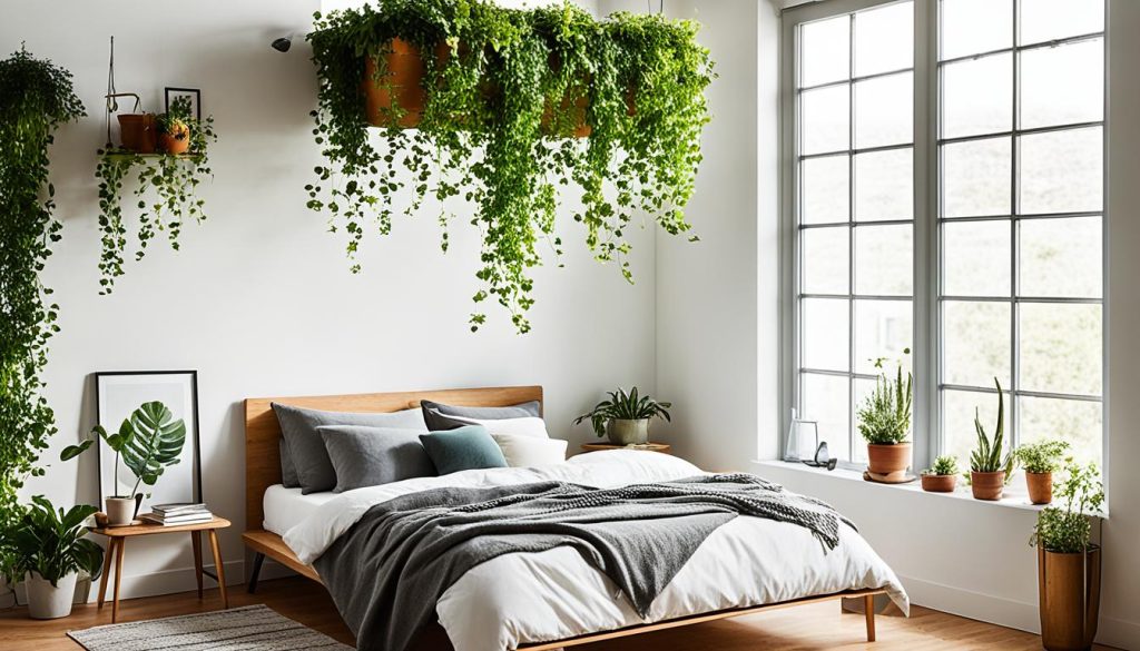 Plants in bedroom layouts