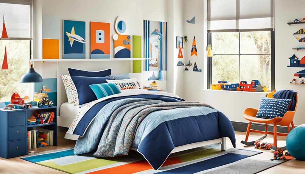 Playful kids' bedroom ideas with soft flooring