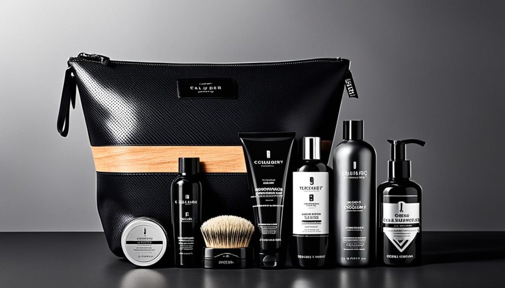 Premium men's grooming products