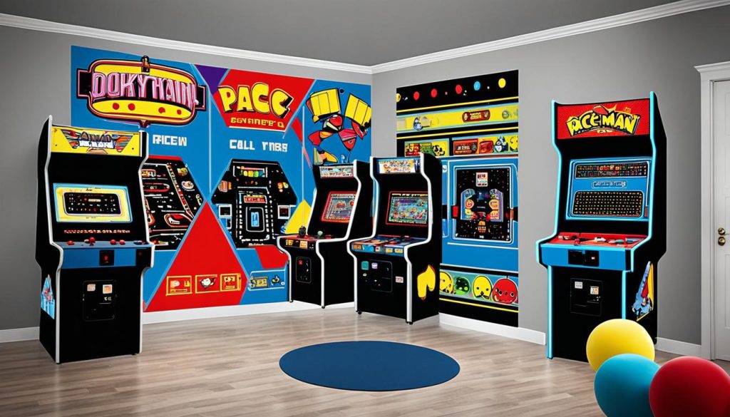 Retro arcade design